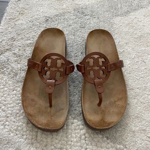 Tory Burch Cloud Sandals Natural women’s size 7.5